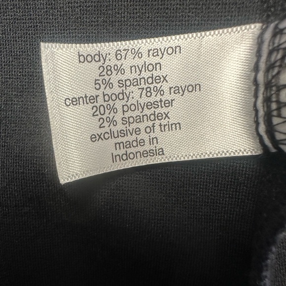 Lane Bryant Animal Print and Faux Leather V-Neck Sheath Dress - Picture 6 of 6